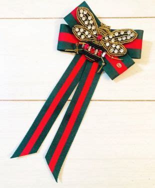 buy gucci ribbon trim|gucci ribbon brooch on sale.